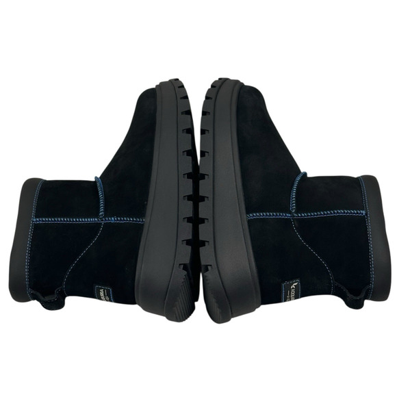 Koolaburra by UGG Koola Mini Hybrid Waterproof Black Suede Boots Womens 8 New - Picture 5 of 12